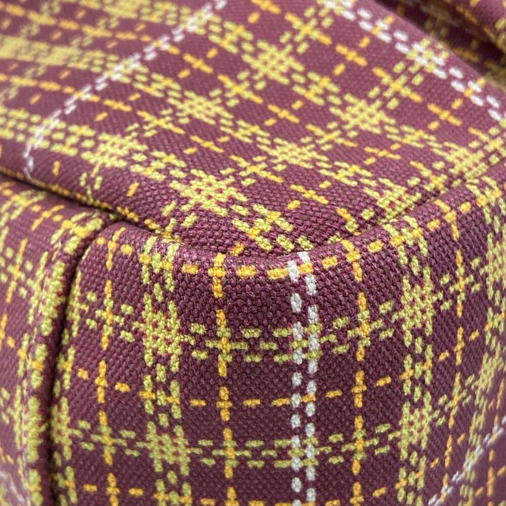 Gucci Interlocking G Tote Bag 628159 Bordeaux Brown Multi Canvas Leather - Picture 6 of 15
